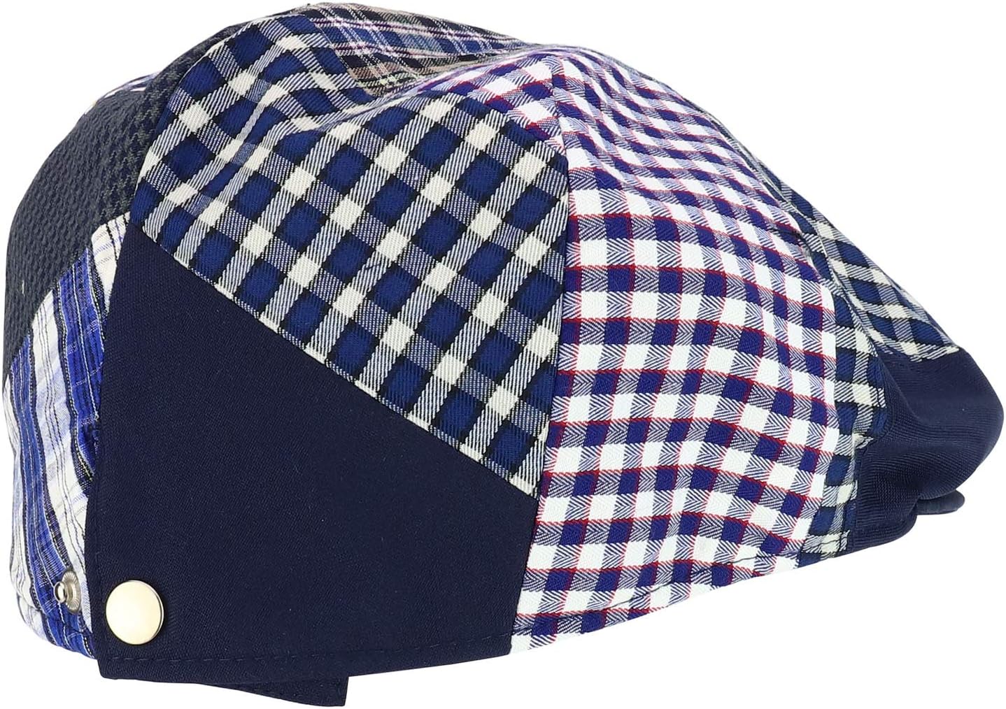 Mens Stylish summer ivy cap with adjustable snap buttons