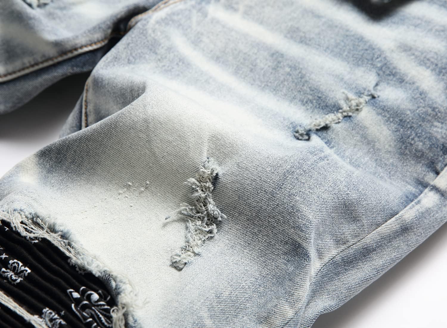 Patch Ripped Jeans