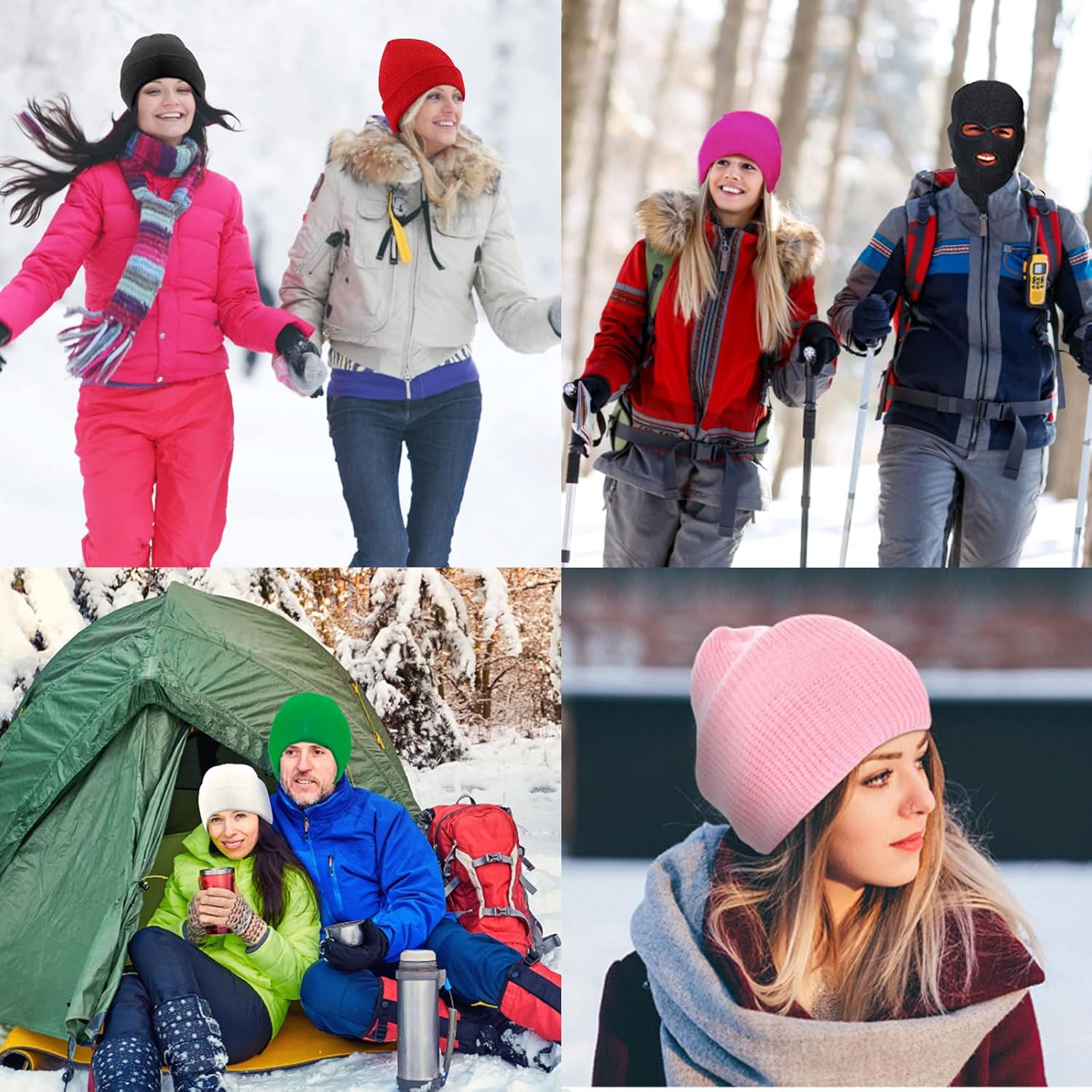 3-Hole Ski Mask for Winter Outdoor Sports