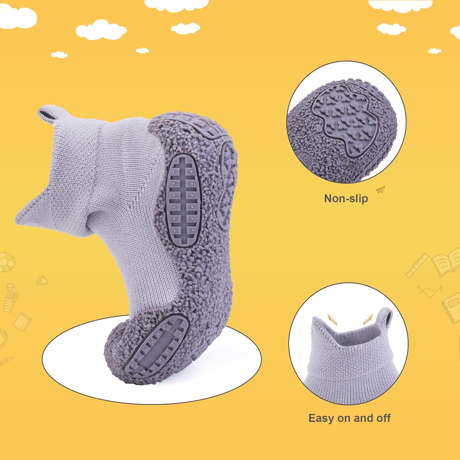 Boys and Girls Socks Walking Shoes