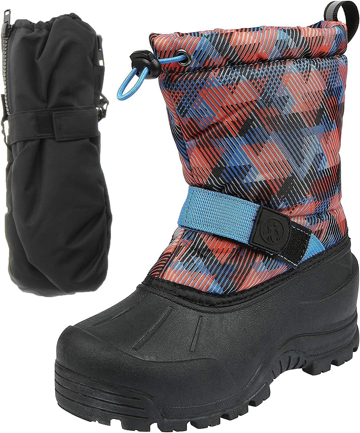 Frosty Kids Winter Boots Mitten Set Warm Waterproof Perfect for Snow Ice