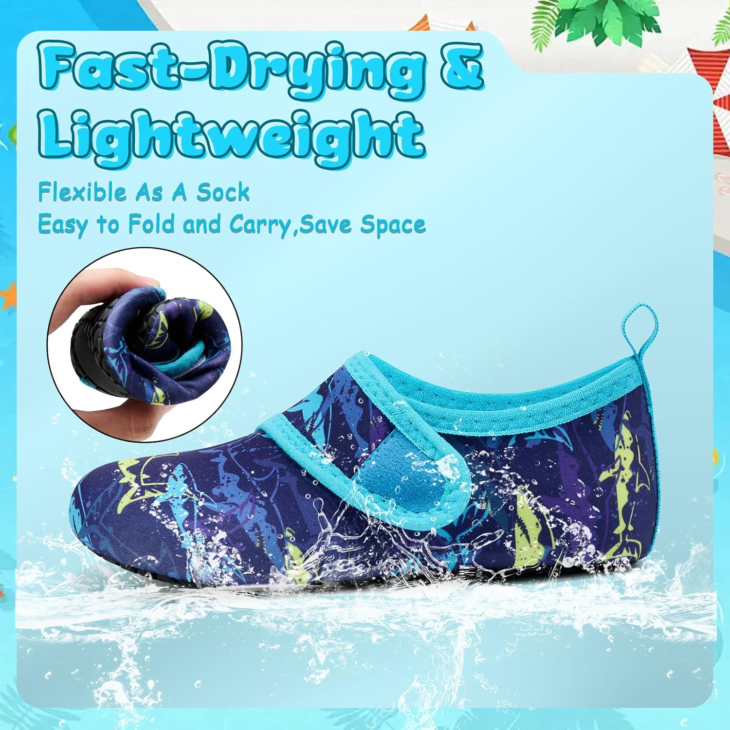 VIFUUR Kids Water Shoes So Sink or Swim