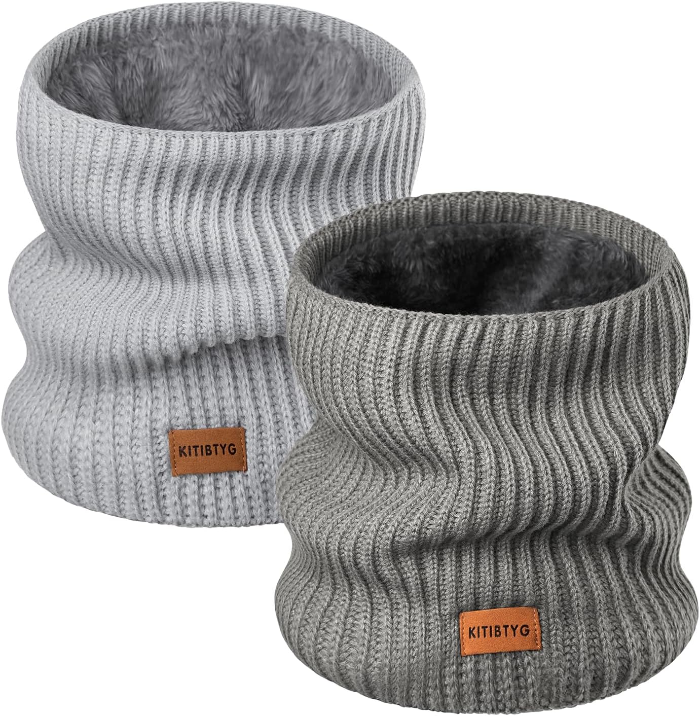 Winter Fleece Neck Gaiter with Reversible Mask Design