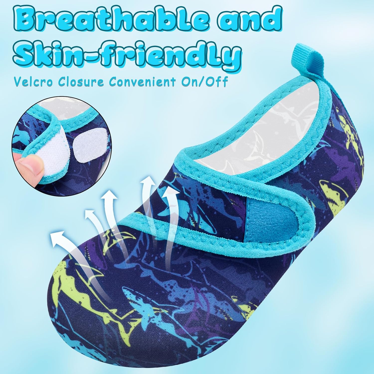 VIFUUR Kids Water Shoes So Sink or Swim