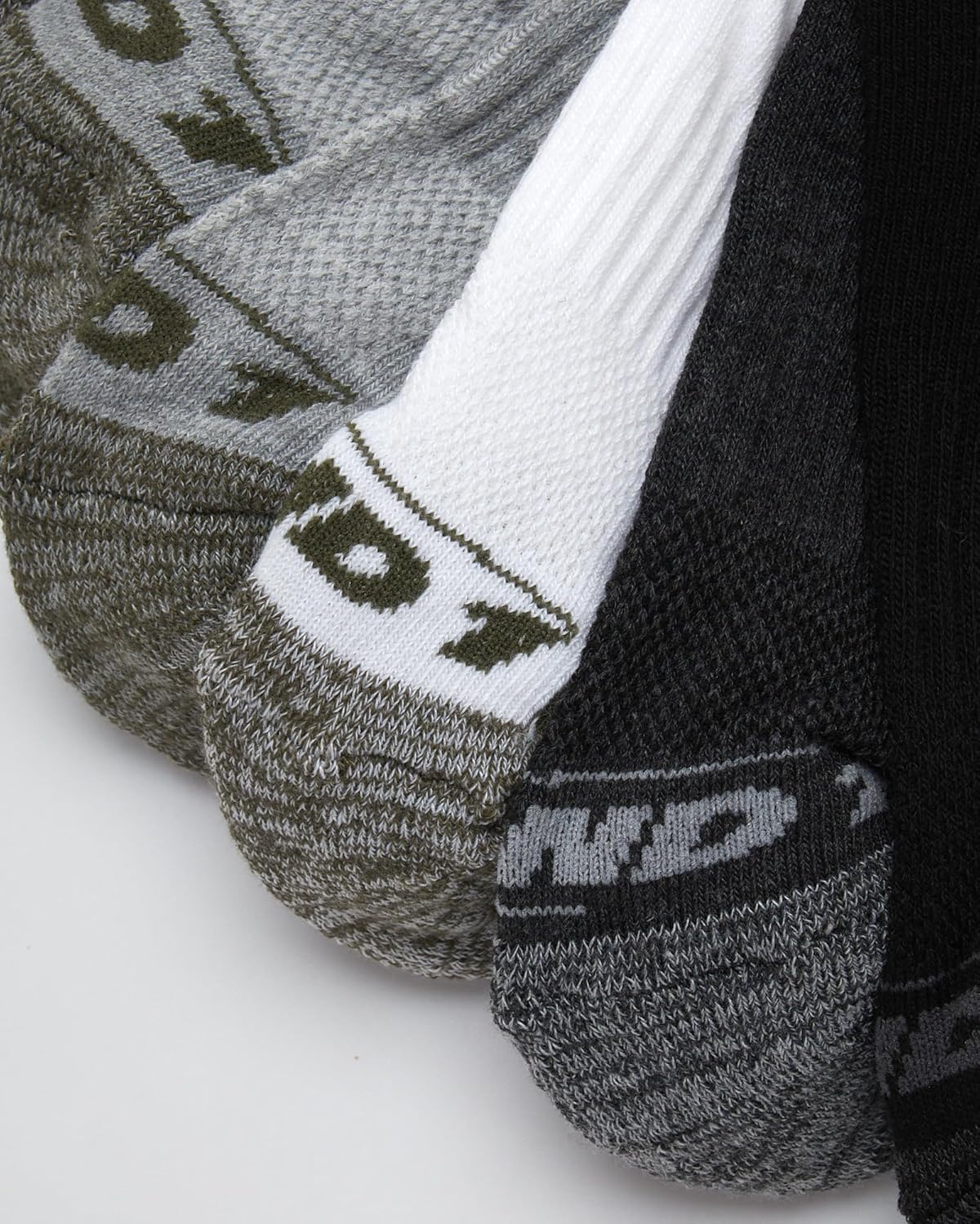 AND1 Boys Athletic Cushion Quarter Cut Socks 16 Pack