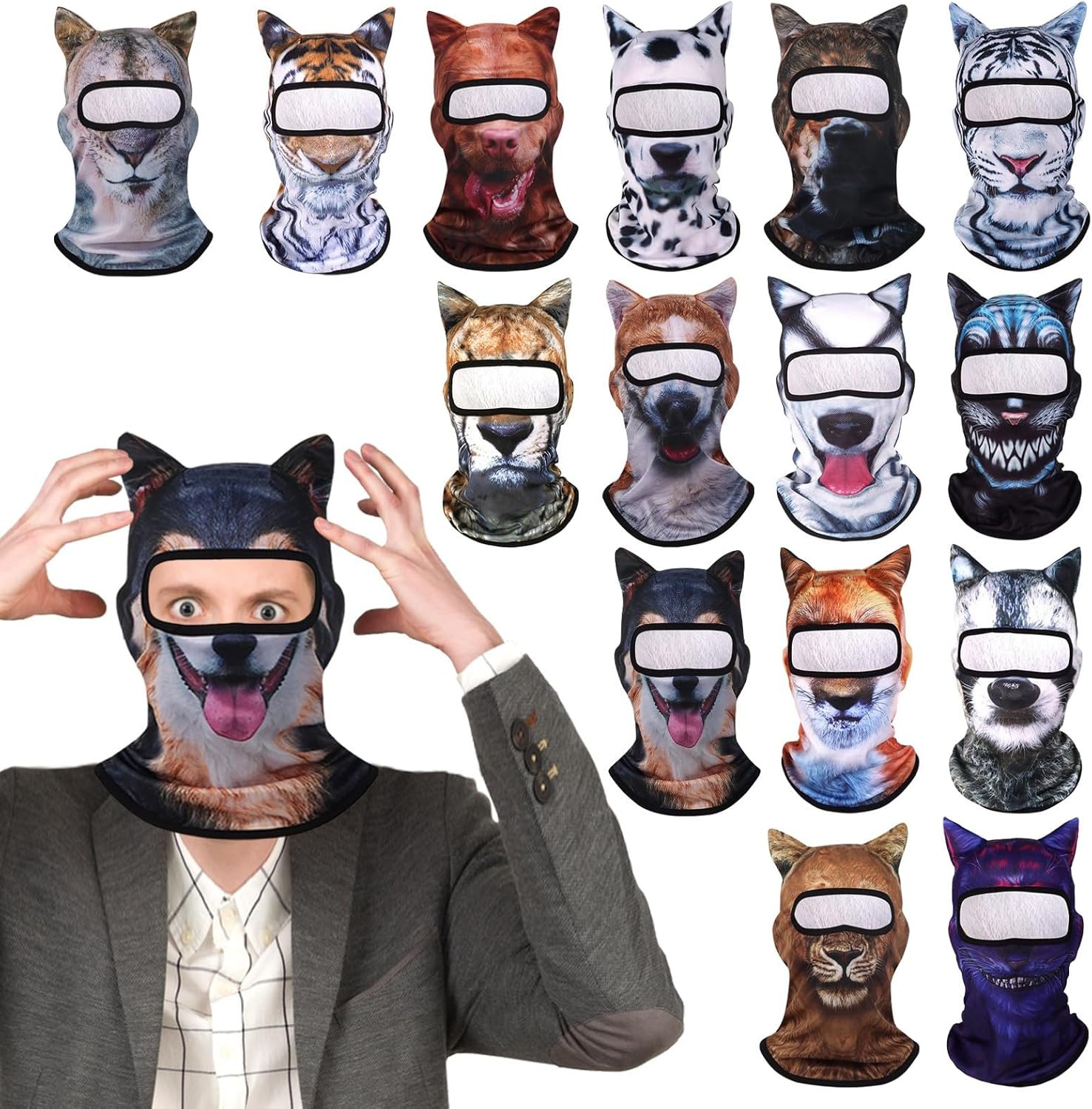 Exclusive 3D Cat Ski Mask - Halloween Ski Fashion Use