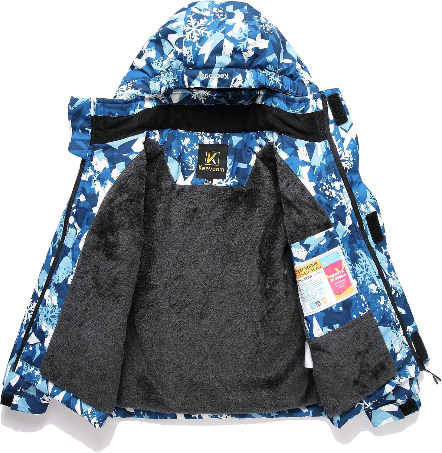 Keevoom Winter Ski Coat for Boys