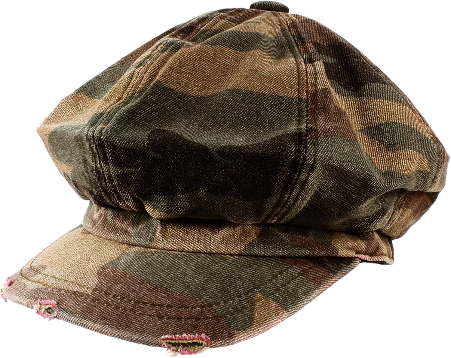 Morehats Packable Camouflage Newsboy Cap