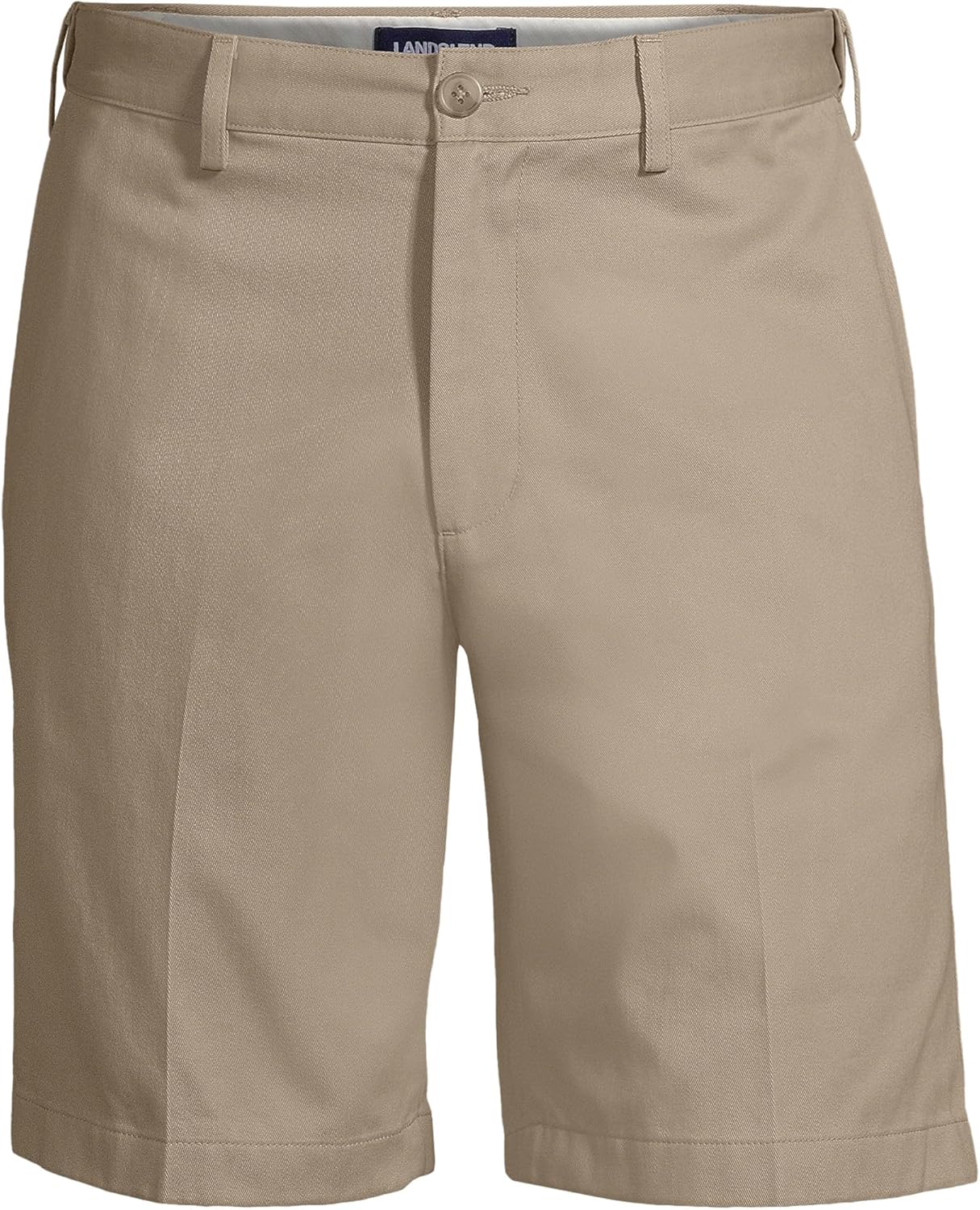 Lands End Comfort Waist 9 in No Iron Chino Shorts