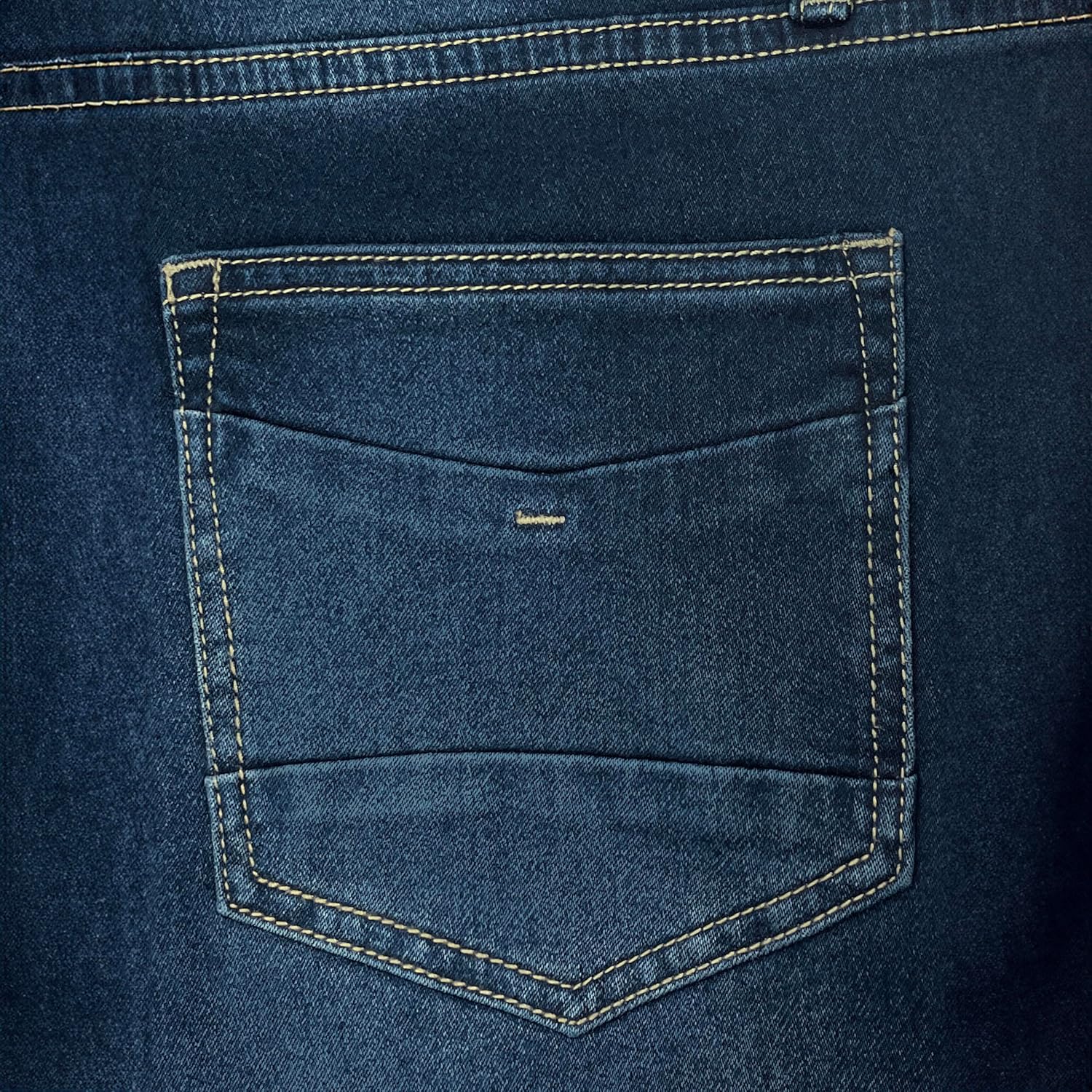 Mens Super Comfortable Straight Stretch Knit Jersey Denim Jean