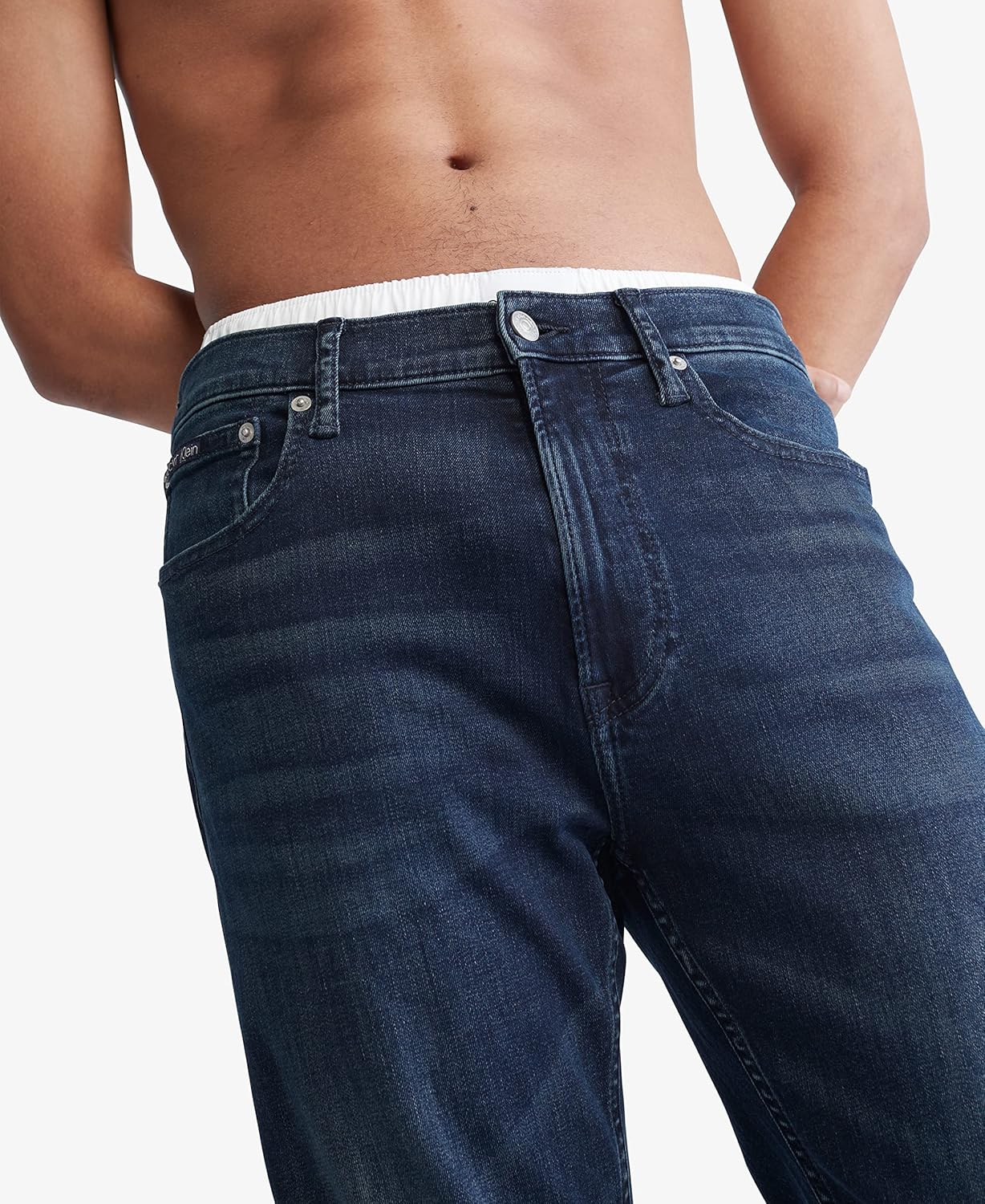 Calvin Klein Mens Straight Fit Jeans