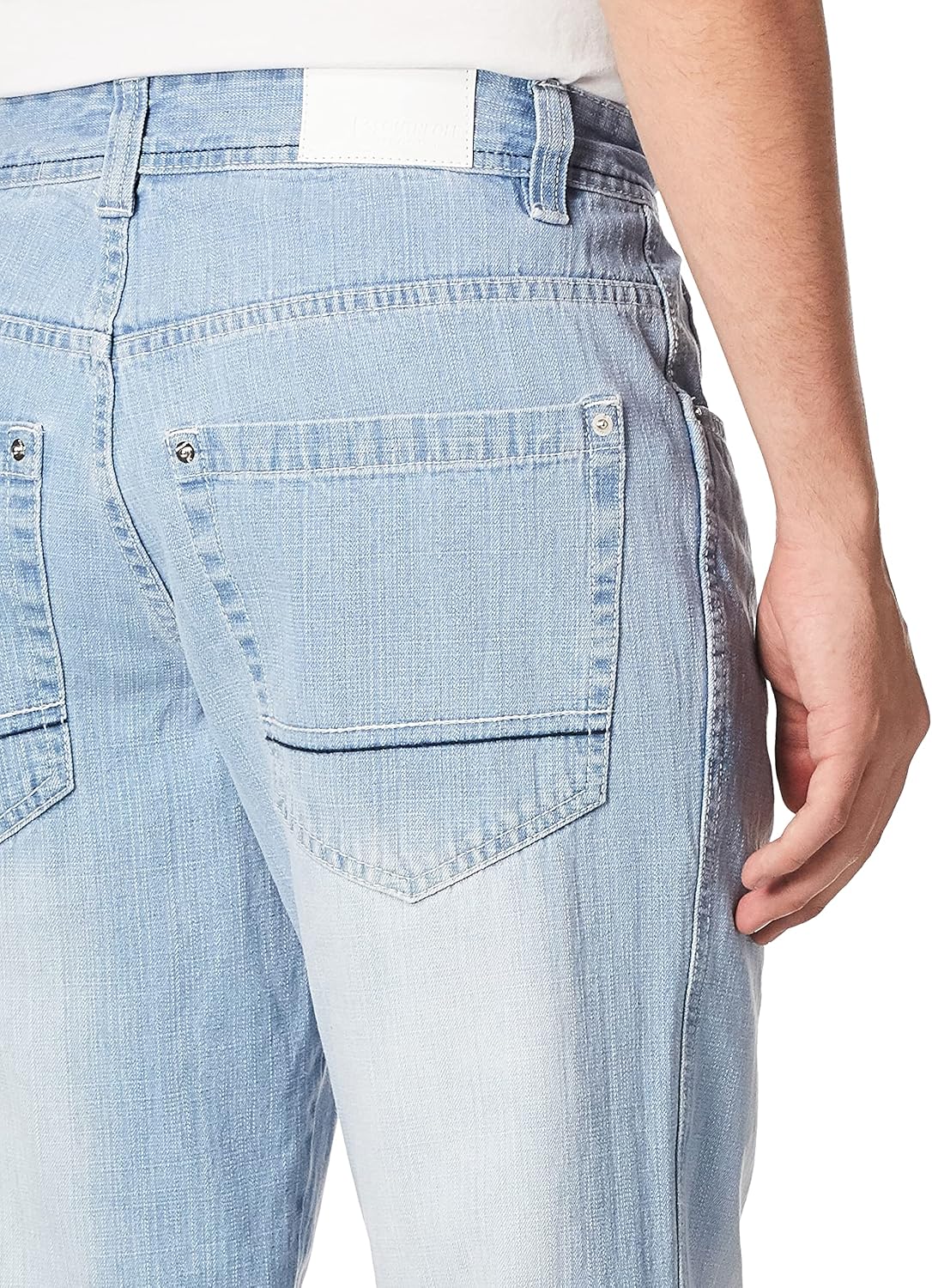 Relaxed Fit Denim Pants for Men