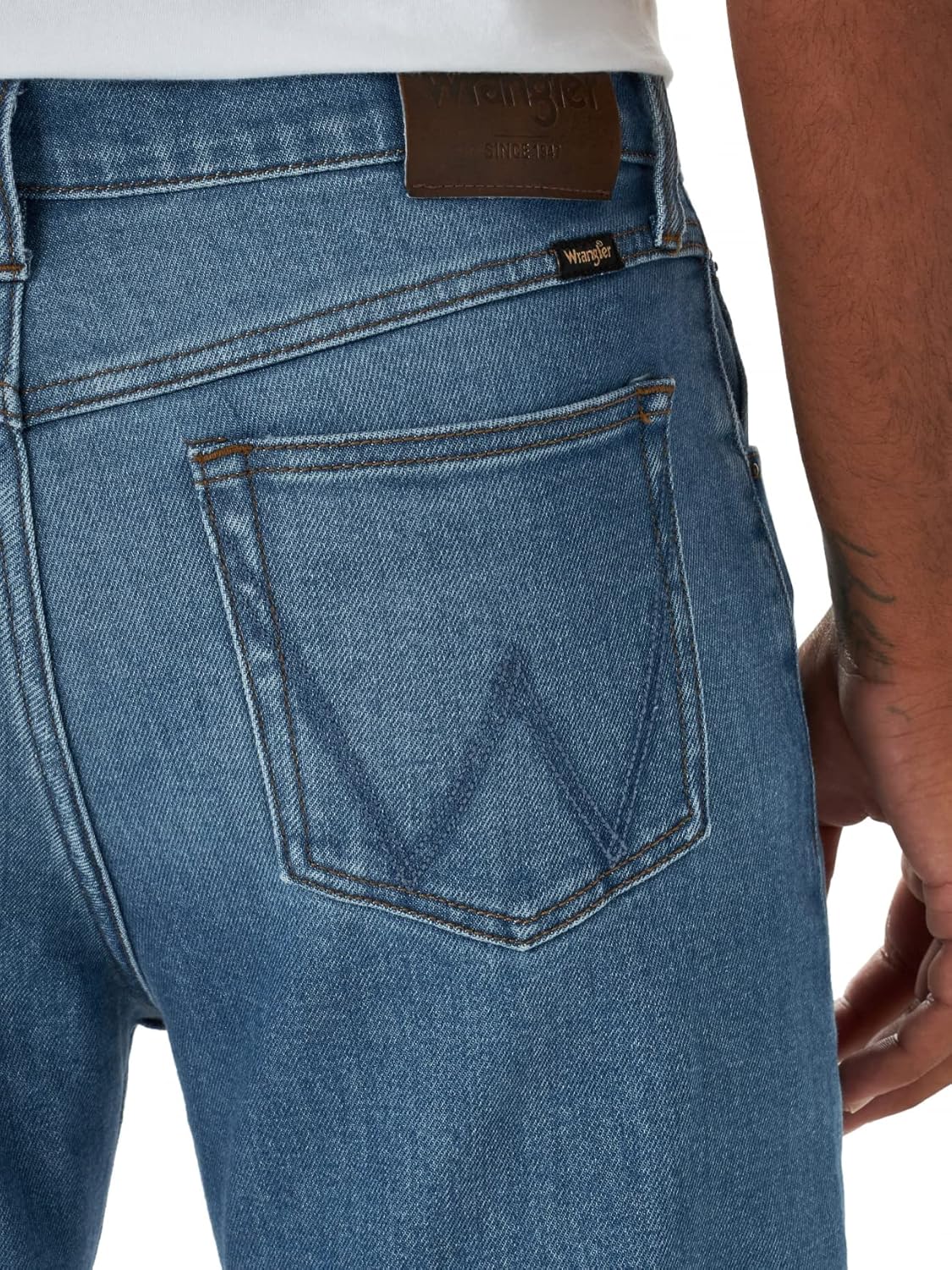Wrangler Mens Free to Stretch Regular Fit Jeans Reason to Re jazz