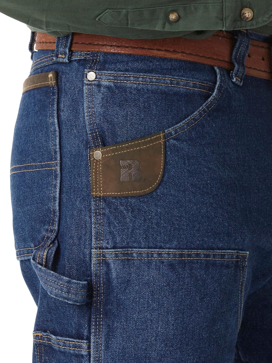 The Wrangler Mens Utility Jean Rusty