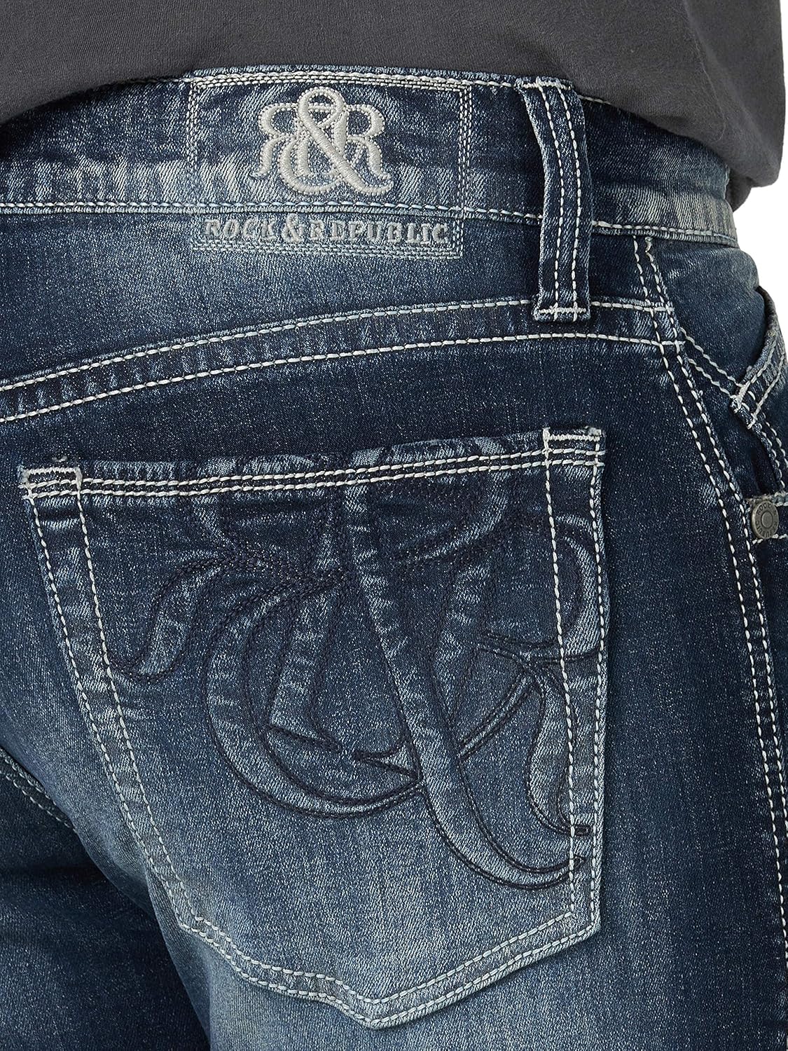 Rock Republic Slim Straight Jeans for Men Comfort Style