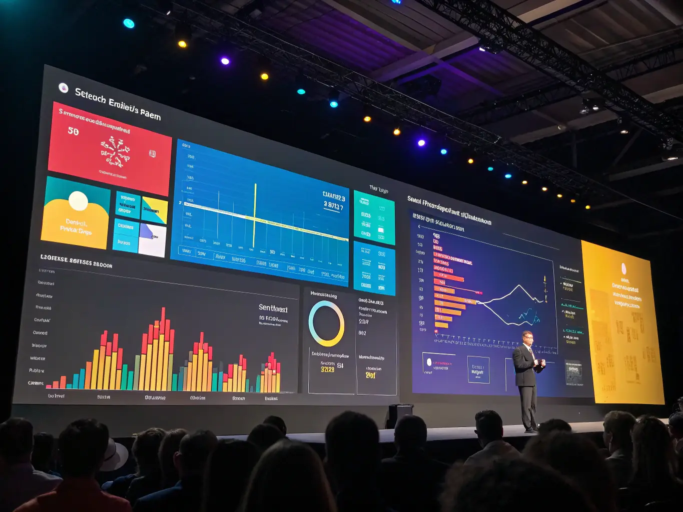 An image illustrating a digital dashboard displaying key performance indicators (KPIs) and data visualizations, highlighting the benefits of data analytics for informed decision-making.